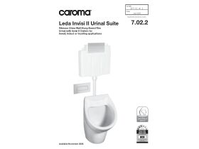 Technical Guide - Caroma Leda Invisi II Urinal Toilet Suite 1.8L White (3 Star)