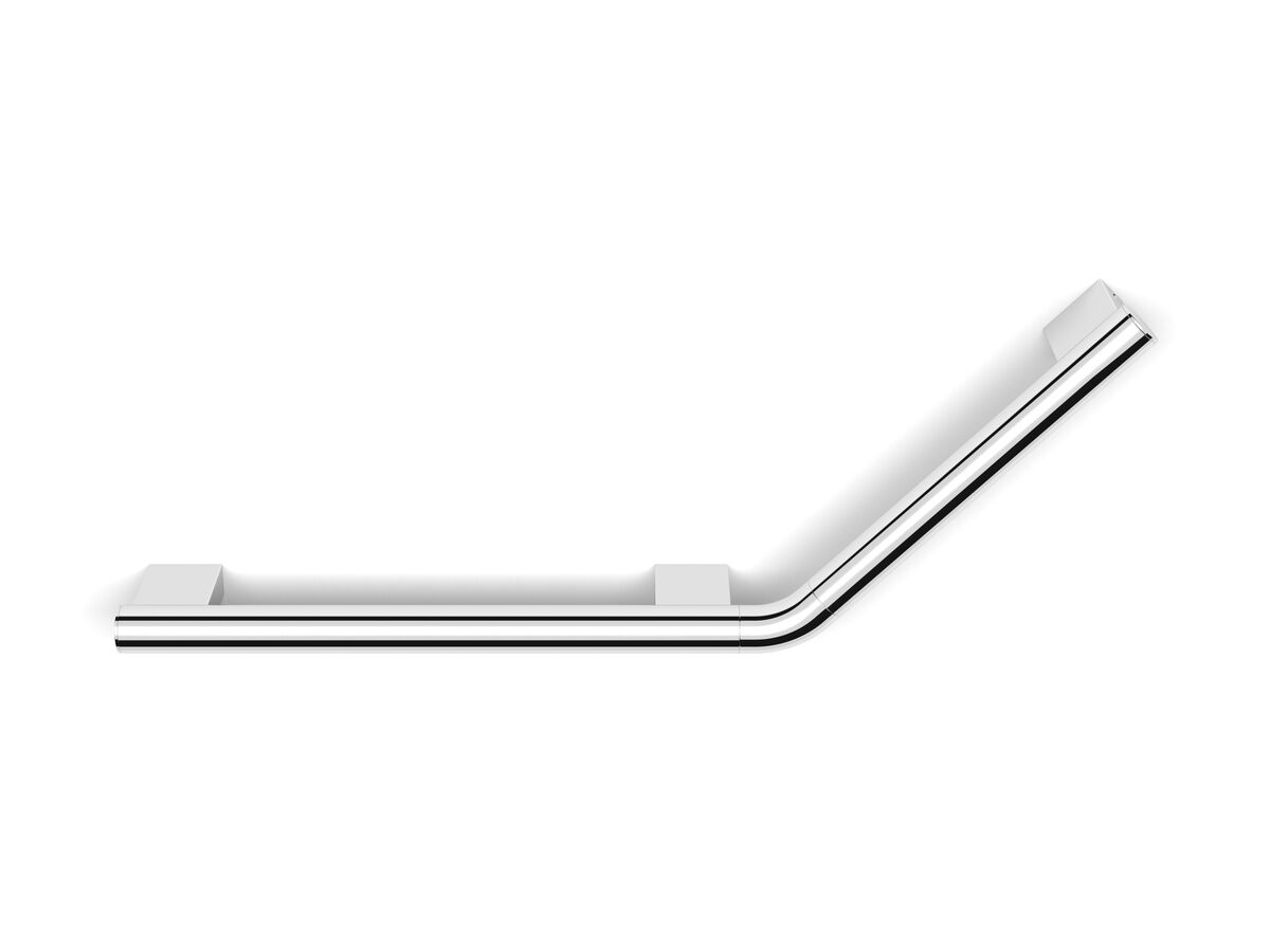 Mizu Drift Assisted Living Angled Rail Left 670mm Chrome Plated