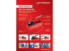 Flyer - Rothenberger RP 50 Digital Test Pump Bucket