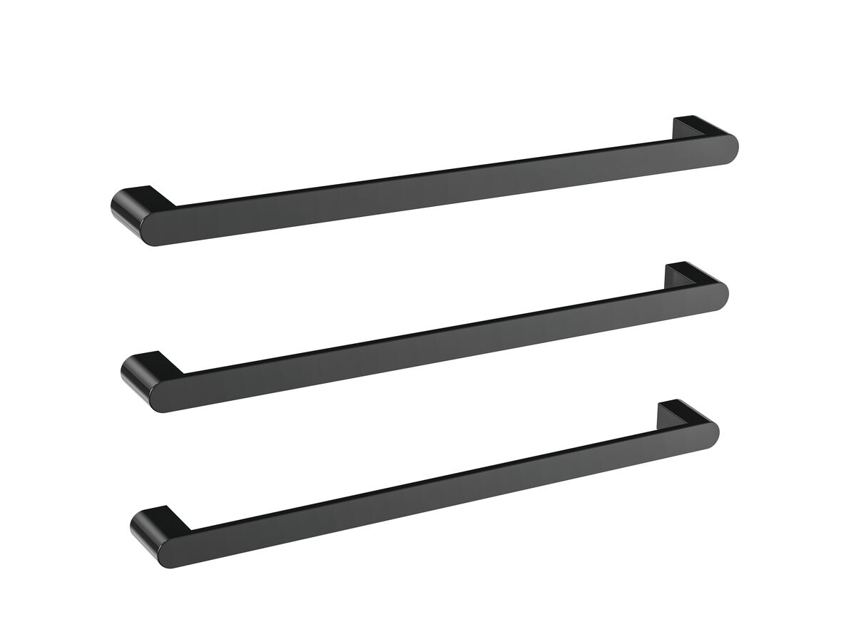 Mizu Soothe Heated Towel Rail 630mm (Triple Pack) Matte Black from Reece