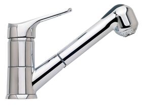 Posh Solus Sink Mixer with Pull Out Spray 200mm Chrome (4 Star)