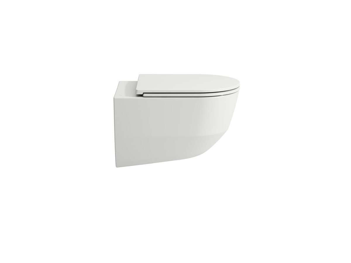 LAUFEN Pro A Rimless Wall Hung Pan & Slim Soft Close Quick Release Seat (4 Star)