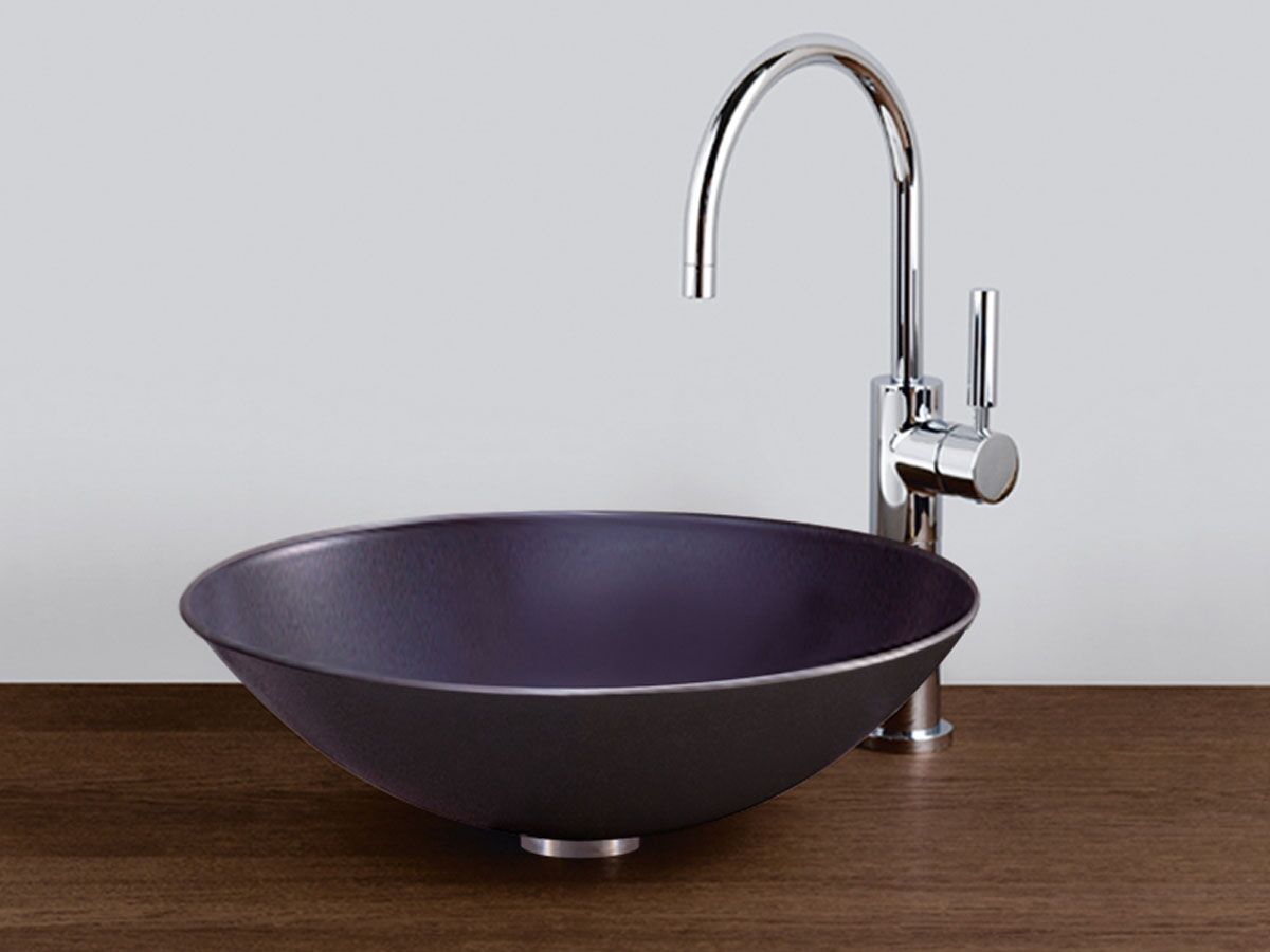 Alape Circa Above Counter Basin 450mm Matte Black