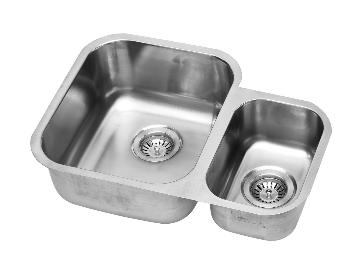 Posh Solus MK3 1 1/3 Bowl Undermount Sink No Taphole Stainless Steel