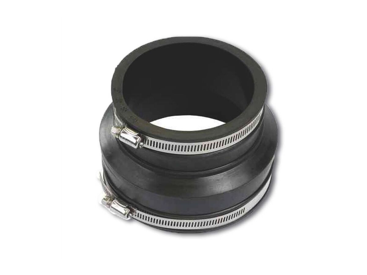 Flexible Coupling 100mm-100mm Eathenware To PVC