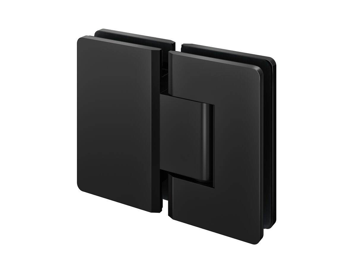 Kado Lux Frameless Shower Screen Hinges (2) Matte Black