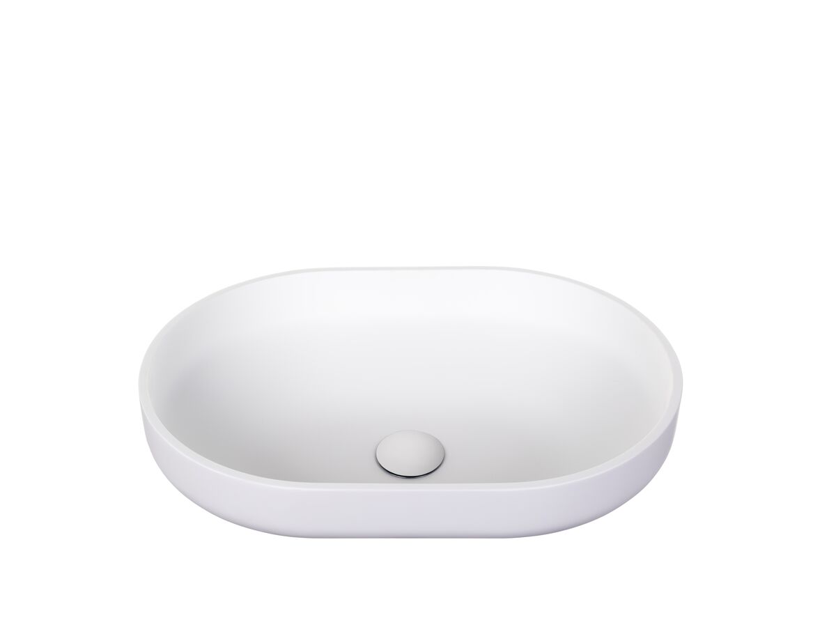 Venice 500 Counter Basin Solid Surface White