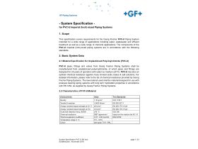 Technical Guide - System Specification PVC-U BS Inch