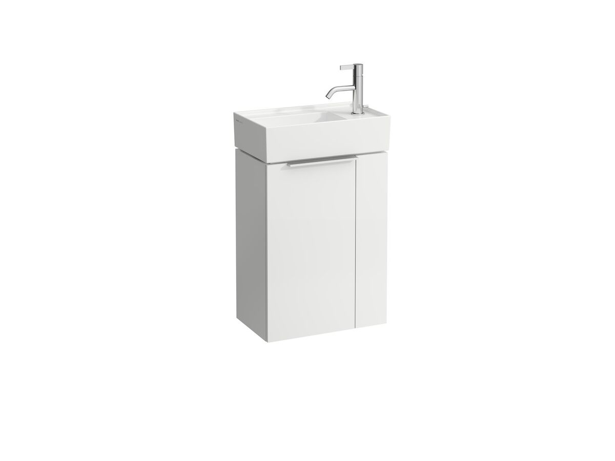LAUFEN Kartell Wall/Counter Basin Left Hand Basin 1 Tap Hole 460x280 White