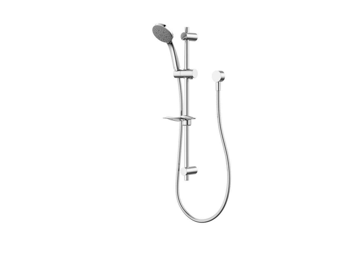 Posh Solus MK3 Single Rail Shower 1 Function with Wall Water Inlet Chrome (4 Star) from Reece