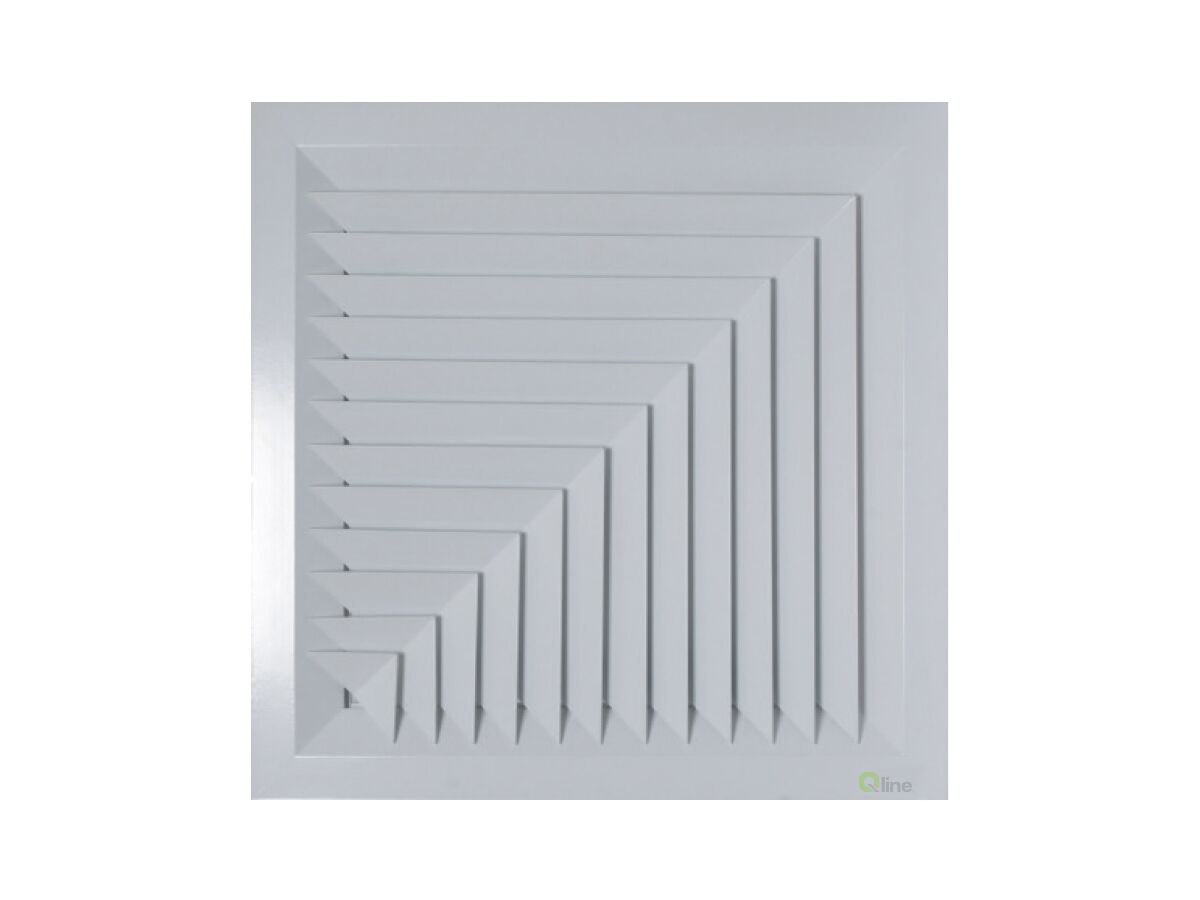 Air Diffuser Lay-In 2 Way Corner Blow 595mm x 595mm