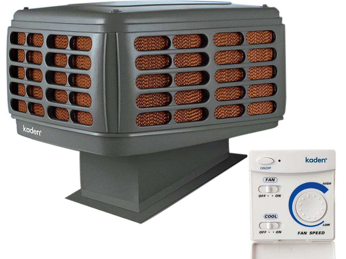 Kaden Evaporative Cooler Classic KC21 Charcoal from Reece