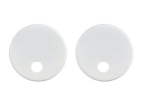 Kado Lux Small Hinge Cover Plates White