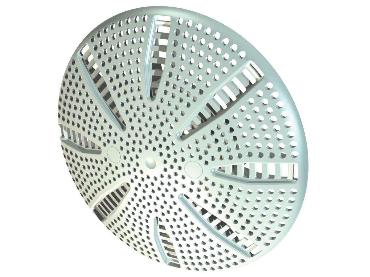 Suction Cover Concrete 40mm White