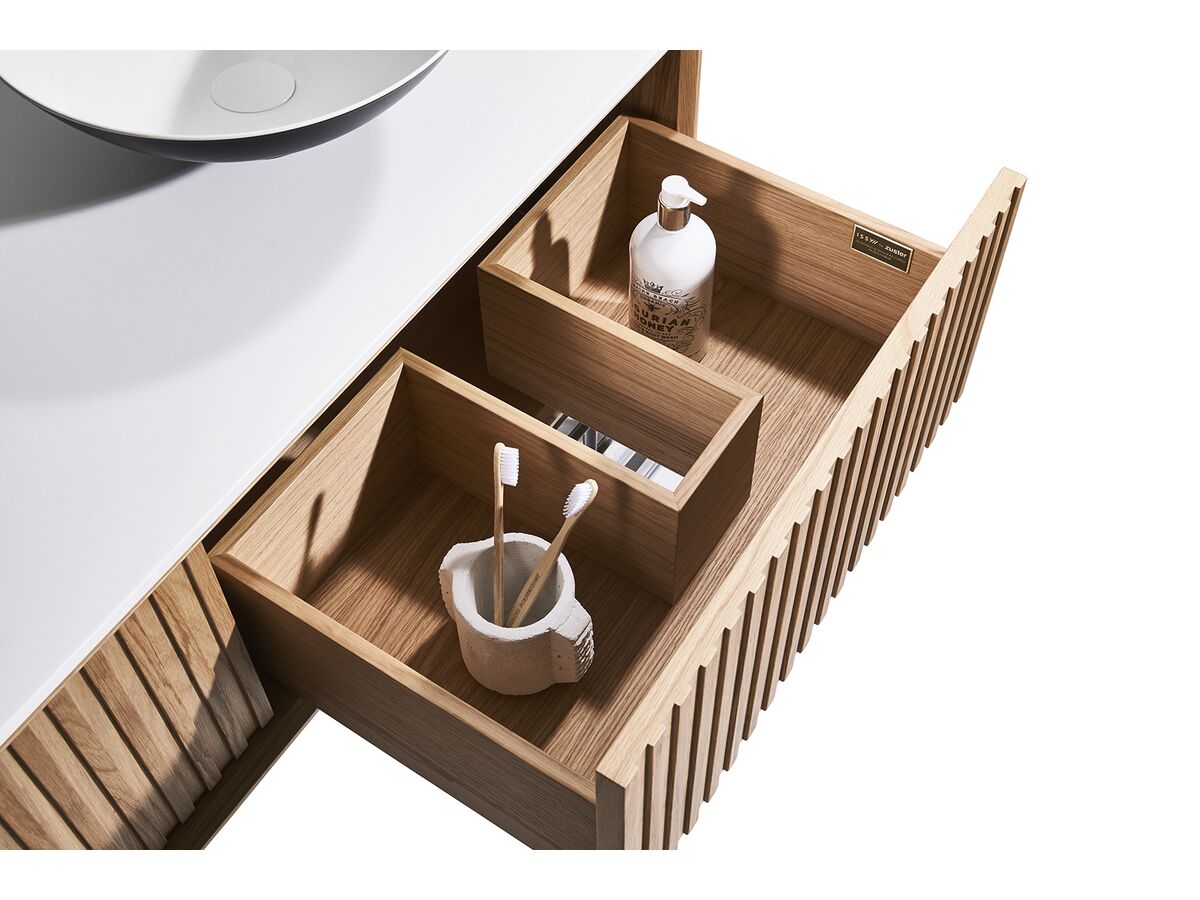 ISSY Halo II 8011100mm x 400500mm x 320mm Custom Vanity Unit with 2