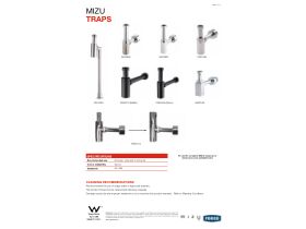 Technical Guide - Mizu Drift Tele Bottle Trap with Connect 40mm Satin/ Chrome