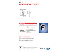 Technical Guide - NOBILI Disco Shower Mixer Chrome