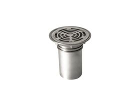 Vinyl Floor Waste Pushin Bucket Trap Stainless Steel 100mm