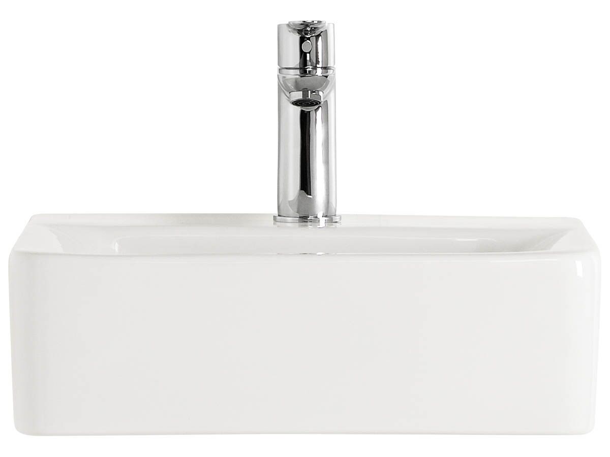 American Standard Concept Wall Basin with Fixing Bolts 1 Taphole 400mm White