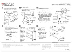 phoenix heated towel rail