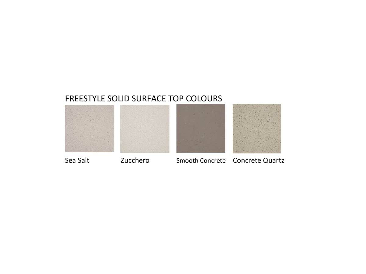 Freestyle Solid Surface Top Colours