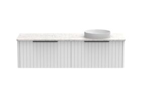 Kado Neue All-Drawer 1500 Right Offset Bowl Wall Hung Caesarstone