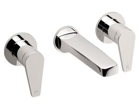 Ram Yeva Wall Basin Set 150mm Chrome (6 Star)