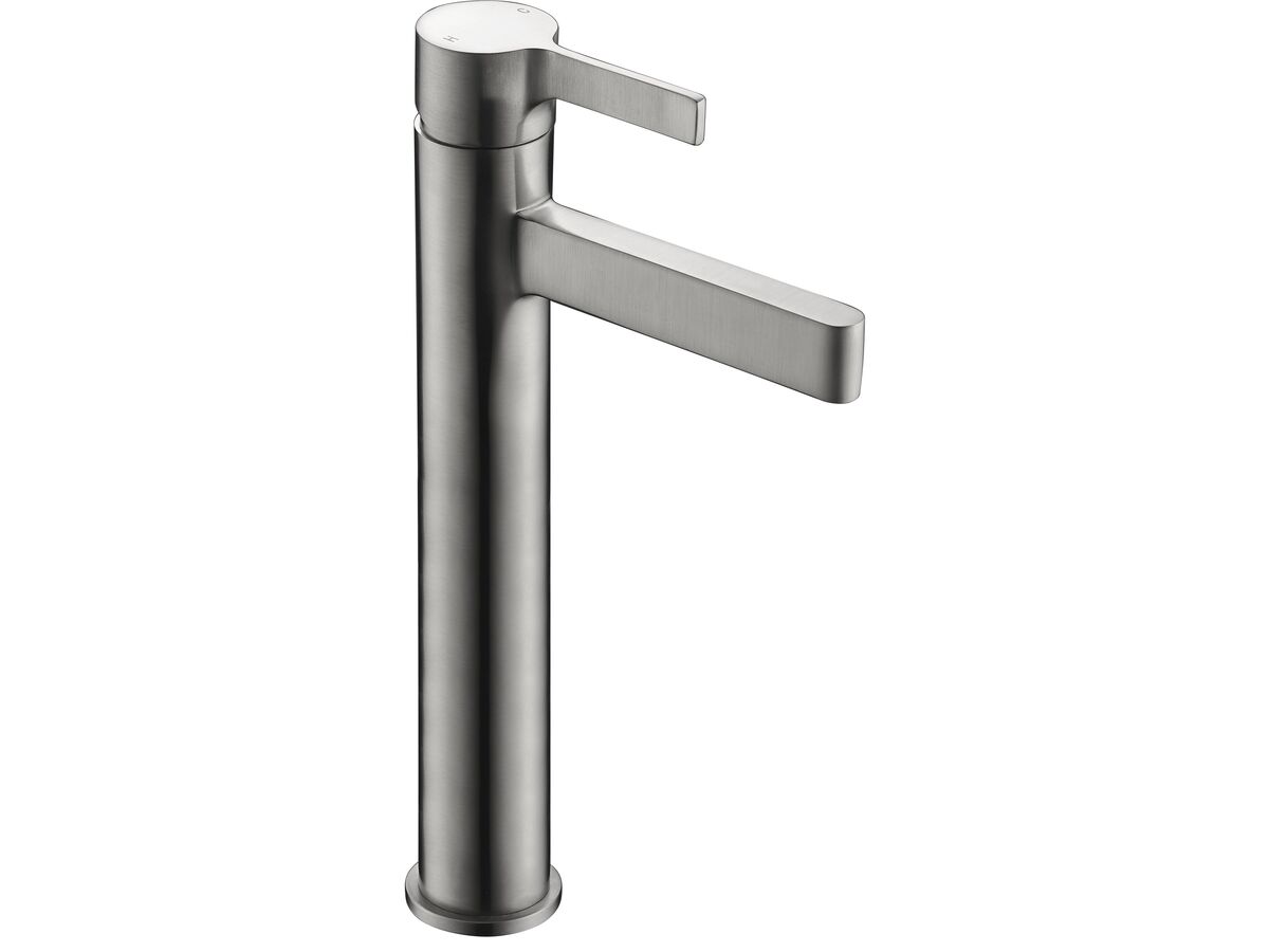 Mizu Stream Extended Basin Mixer Tap Brushed Nickel (5 Star) from Reece