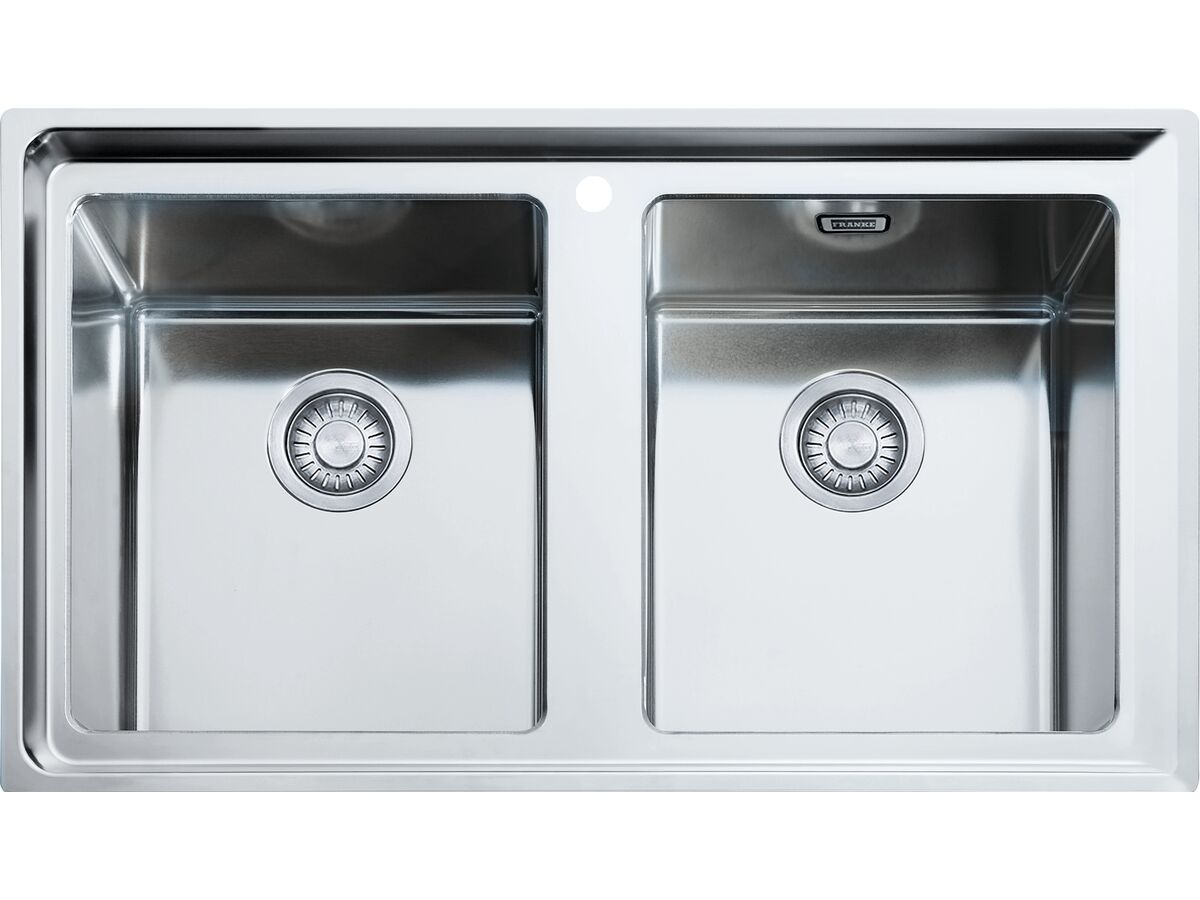 Franke Neptune Plus NPX620 Double Bowl Sink Only Stainless Steel