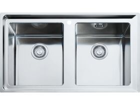 Franke Neptune Plus NPX620 Double Bowl Sink Only Stainless Steel