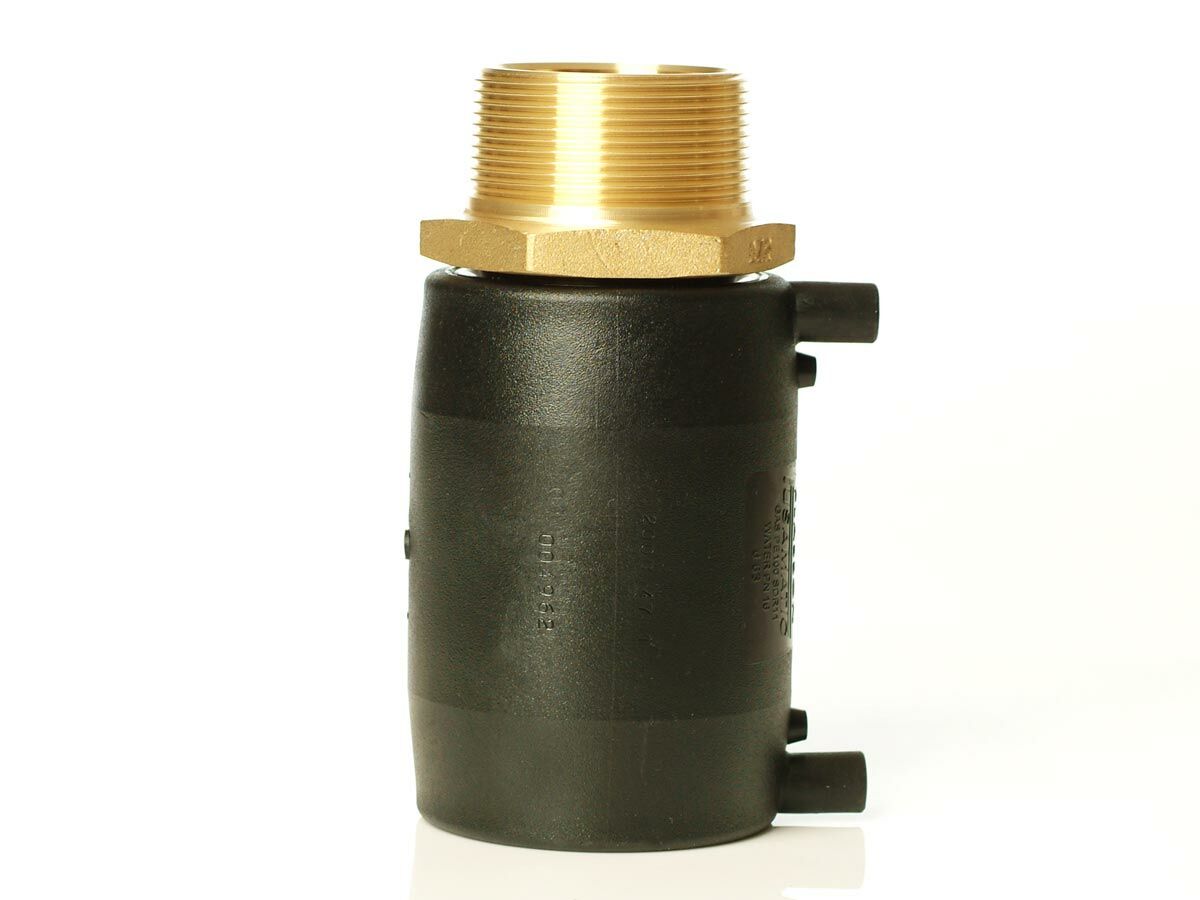 Plasson Electrofusion Brass BSP Trans Coupling 63mm x 32mm Mi from Reece