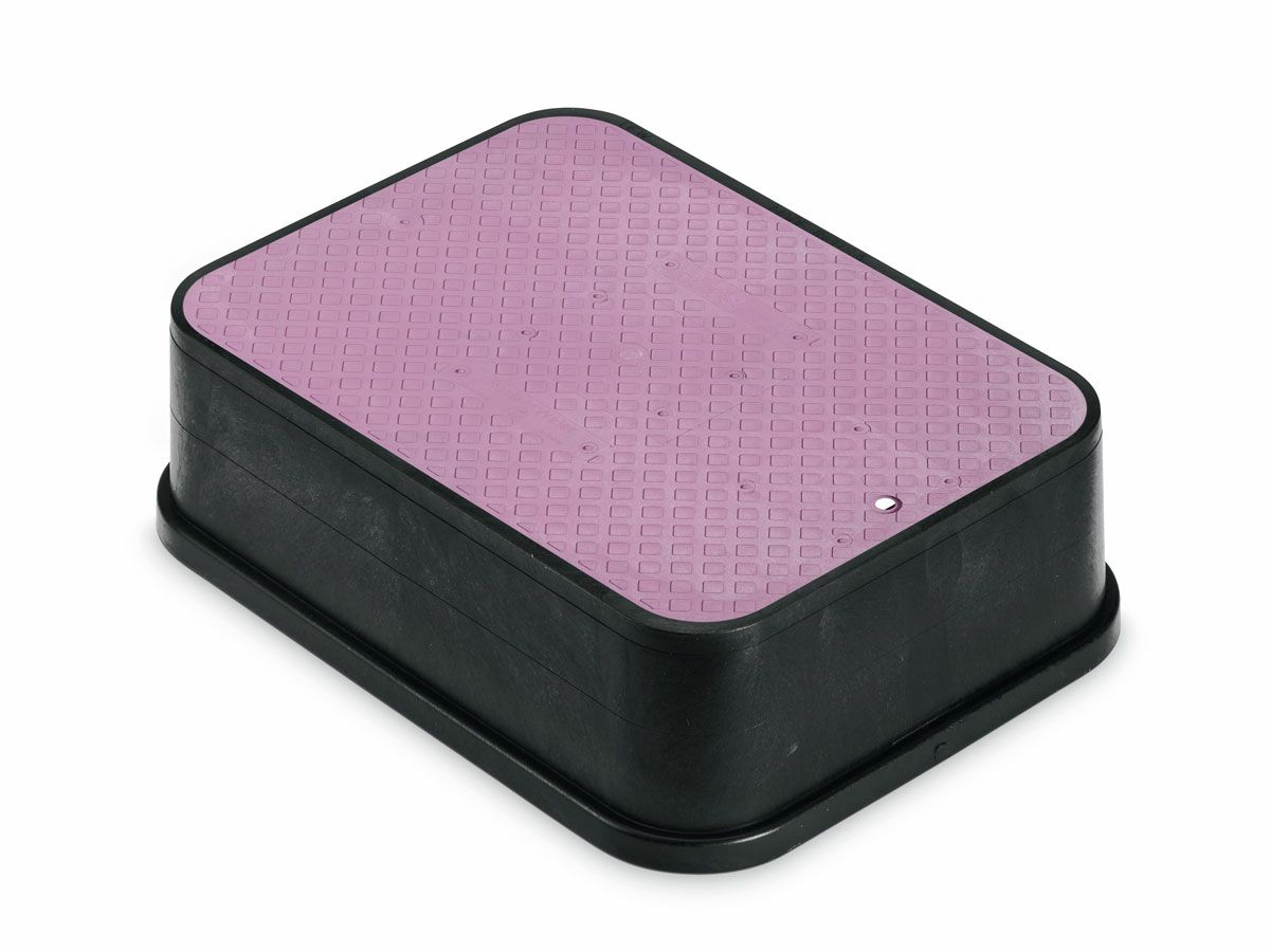 Rain Bird Jumbo Valve Box With Purple Lid From Reece