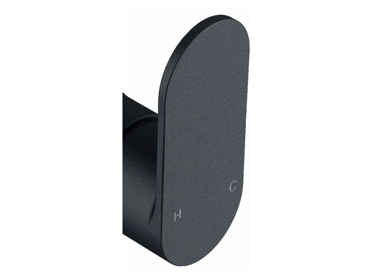 Mizu Soothe Sink Mixer Oblong Handle Matte Black