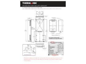 Installation Instructions - Thermann Recess Box