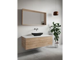 Venice 500 Counter Basin Solid Surface Sofskin Black