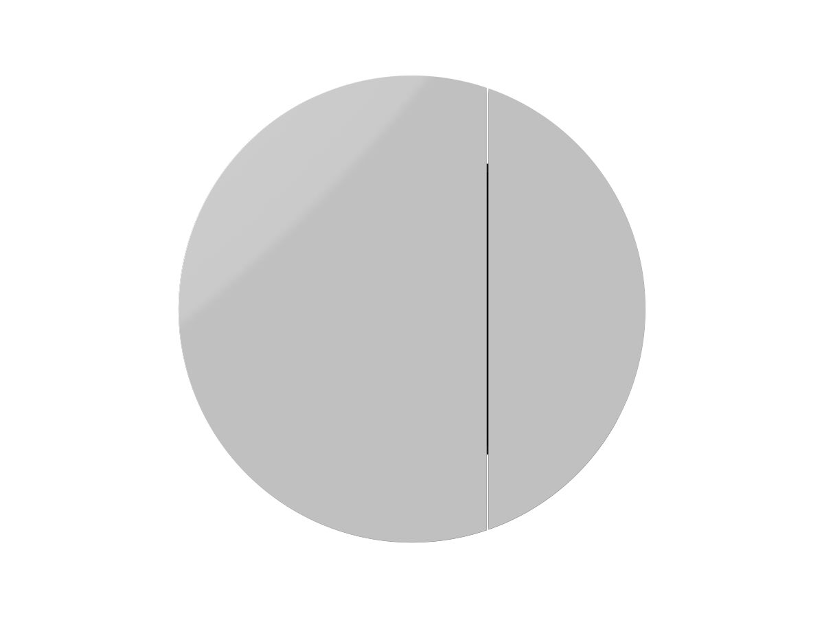 Posh Domaine Round Mirrored Shaving 800mm from Reece