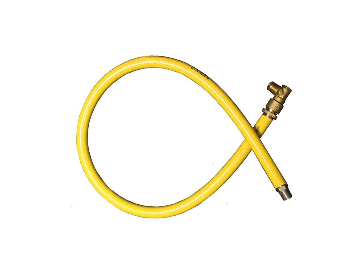 GAS COOKER HOSE BAY W/ELB X MI 1200MM