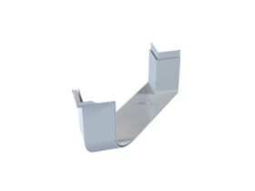 Quad Angle Cast External 90 Degree 115mm Shale Grey