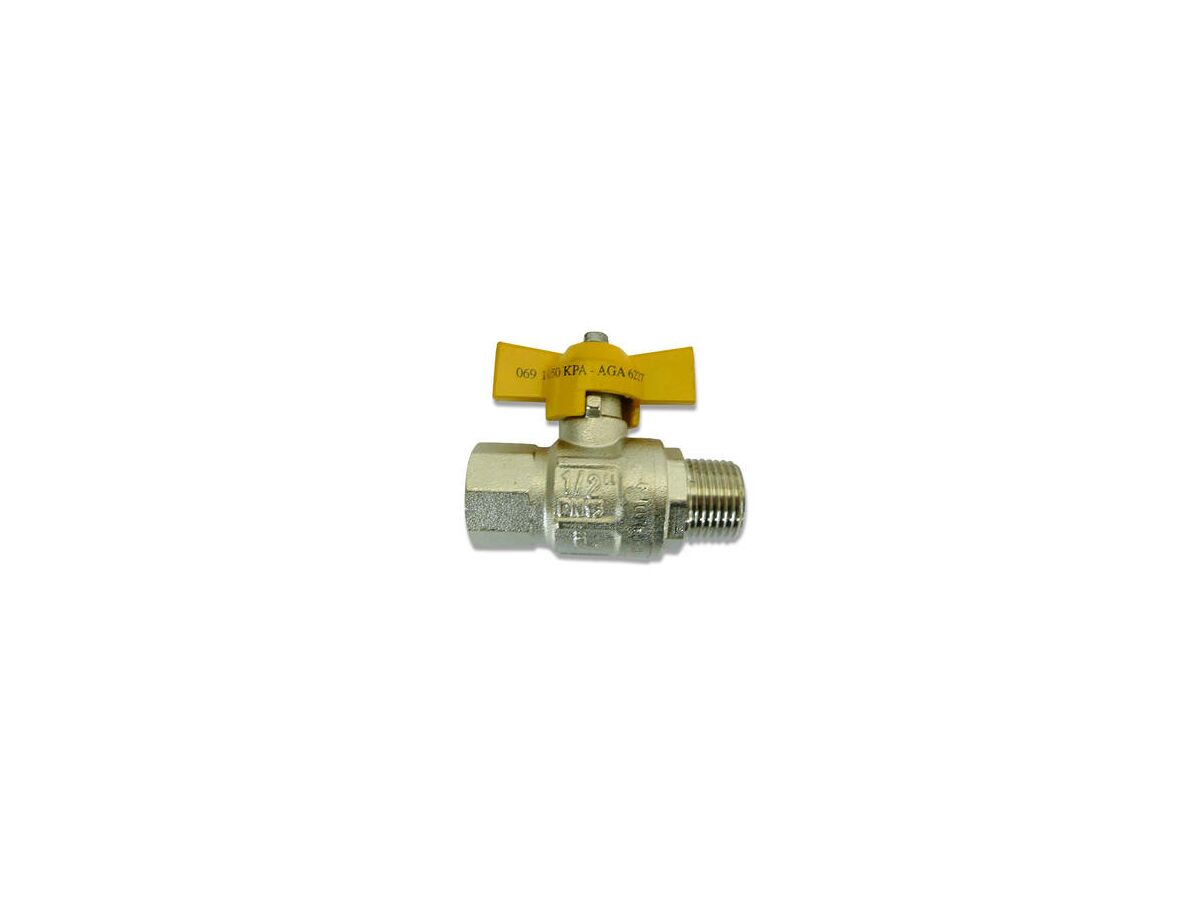 3/8 TEE HANDLE GAS BALL VALVE M/F