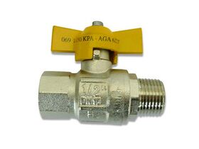 3/8 TEE HANDLE GAS BALL VALVE M/F""""""