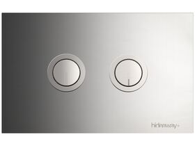 Hideaway+ Round Button Plate Undercounter Polished Stainless Steel