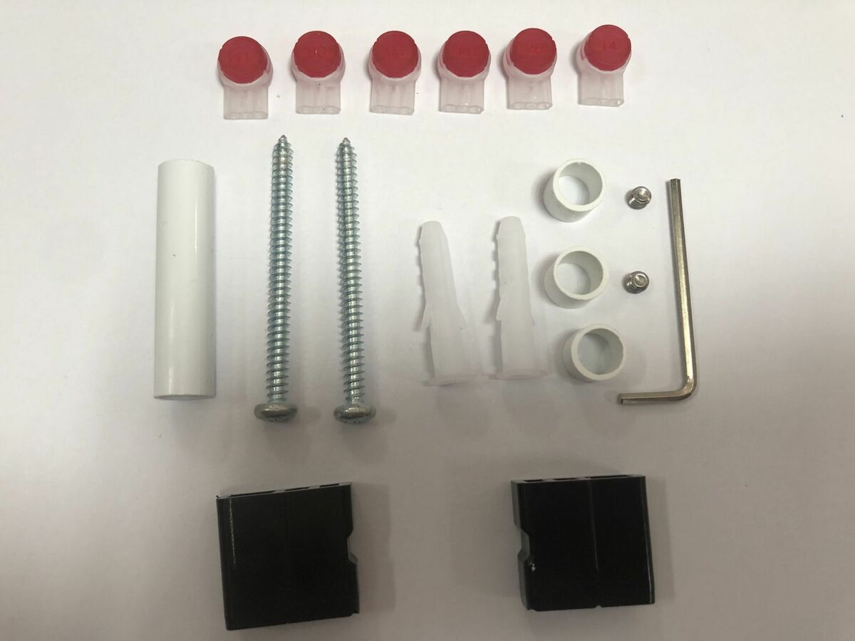 Mizu Bloc/Stream Single Heated Towel Rail Fixing Kit from Reece