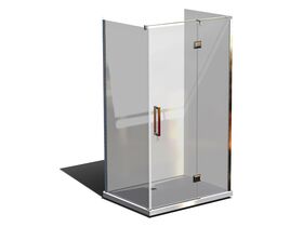 Kado Lux Shower System 1200mm x 900mm Rear Outlet Chrome