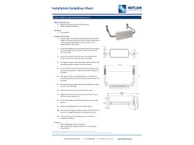 Installation Instructions - Accessible Toilet Padded Back Rest Straight
