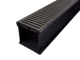 Reln Rain Drain with Black Heelguard Grate