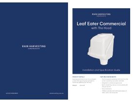 Installation Instructions - Leaf Eater Commercial with the Hood 150mm