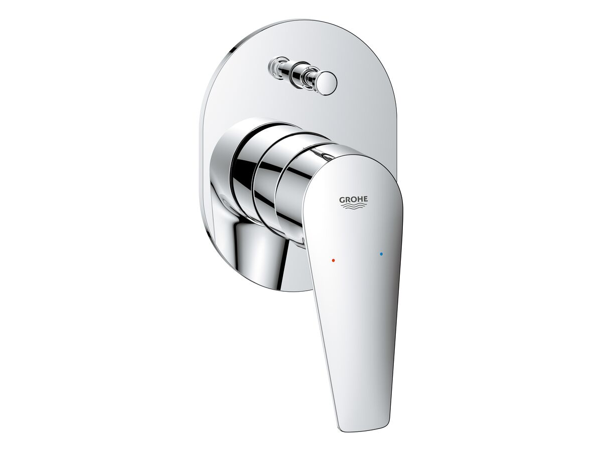 GROHE Bauedge New Shower Mixer / Diverter Kit Chrome