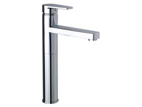Yeva Tall Basin Mixer with Extended Outlet 160mm Chrome (4 Star)
