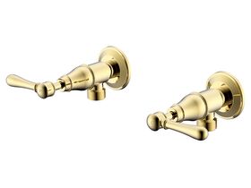 Milli Voir Washing Machine Stops Lever Handle Brass Gold