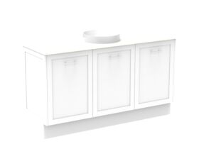 Kado Lux All Door 1500mm Centre Bowl Floor Mount Friday Quartz